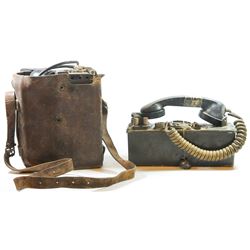 Lot of 2 old two-way military radios
