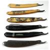 Image 1 : Collection of 6 old shaving knives