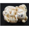 Image 3 : Rabbit family, ivory netsuke