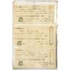 Image 1 : Collection of paper bank documents from Mandatory Palestine