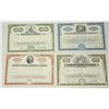 Image 2 : Collection of 6 stock certificates: 5 American and 2 Italian