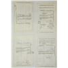 Image 4 : Collection of 6 stock certificates: 5 American and 2 Italian