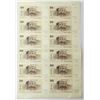 Image 2 : Sheet of 12 uncut 50 shekel notes, Ben Gurion