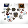 Image 2 : Collection of 23 badges and pins, mostly old Israeli ones, including IDF, Palmach, Freemasonry and m