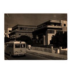 House of Pioneers in Haifa - large photo of the Mizrachi company for press photos