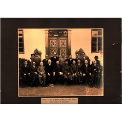 Large photo of the Merkaz Committee presidency, secretariat and the standing committee, Zichron Yaak