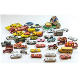 Collection of 35 vintage car toys