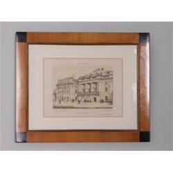 Lithographie. "Königliches Opernhaus". Wie vorherige Nr. Rahmen: 25 x 32 cm. 150,00 €...