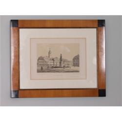 Lithographie. "Jean Pauls-Platz". Wie vorherige Nr. Rahmen: 25 x 32 cm. 150,00 €...