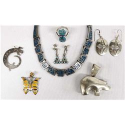 Collection of Sterling Silver Jewelry