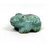 Image 1 : Native American Zuni Carved Turquoise Frog Fetish