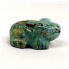 Image 2 : Native American Zuni Carved Turquoise Frog Fetish