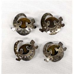 Native American Navajo Lizard Button Covers