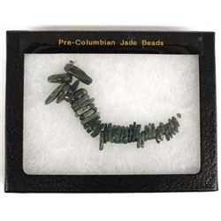 35+ PreColumbian Jade Beads