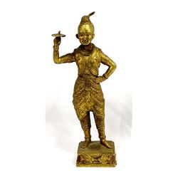 Brass over Wax Siamese Dancer