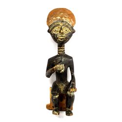 Vintage African Carved Wood Statue