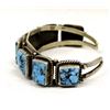 Image 2 : Native American Navajo Sterling Turquoise Bracelet