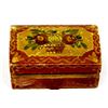 Image 2 : Vintage Tole Painted Trinket Box with Tokens