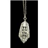 Image 1 : Sterling Rose Point Necklace