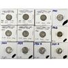 Image 1 : 12 Mercury Silver Dimes