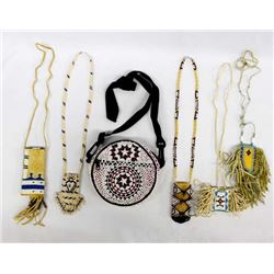 Mohawk Beaded Amulet Bags & Purse by T. O'Brien