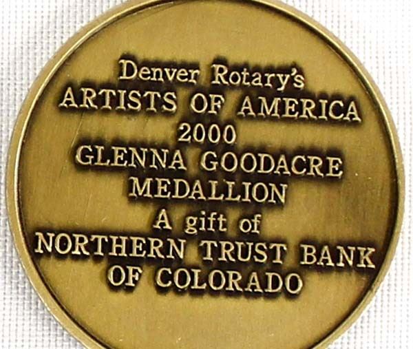 3 Bronze Art Award Medallions