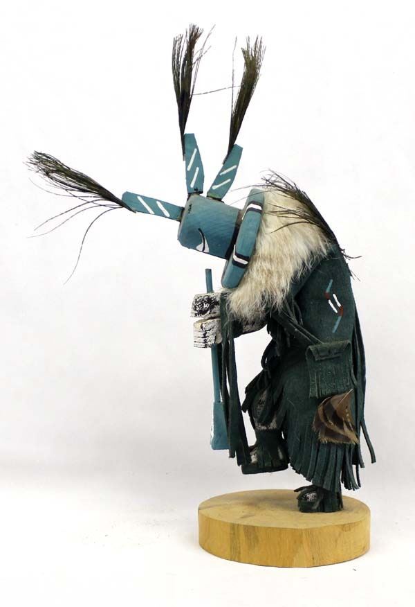 Native American Kokopelli Kachina by P. Yazzie