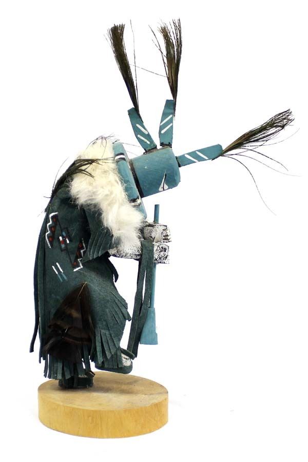 Native American Kokopelli Kachina by P. Yazzie
