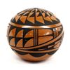 Image 1 : Jemez Geometric Black on Rust Pottery Seed Jar