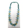 Image 2 : Block Turquoise Bead Necklace