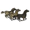 Image 1 : Rustic Laser Cut Metal Horses Wall Decor