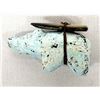 Image 1 : Native American Zuni Carved Turquoise Bear Fetish