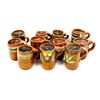 Image 1 : Vintage Mexican Redware Cup Candle Holders