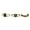Image 1 : 3 Native American Navajo Sterling Bracelets