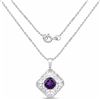 Image 2 : STERLING SILVER AMETHYST PENDANT