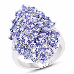 STERLING SILVER TANZANITE RING
