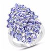 Image 1 : STERLING SILVER TANZANITE RING