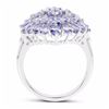 Image 2 : STERLING SILVER TANZANITE RING