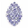 Image 3 : STERLING SILVER TANZANITE RING