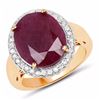 Image 1 : STERLING SILVER INDIAN RUBY RING