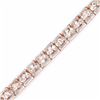 Image 2 : STERLING SILVER MORGANITE TENNIS BRACELET