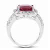 Image 2 : STERLING SILVER RUBY RING