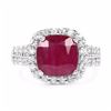Image 3 : STERLING SILVER RUBY RING