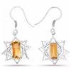 Image 3 : STERLING SILVER CITRINE EARRING