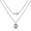 Image 2 : STERLING SILVER AFRICAN AMETHYST PENDANT