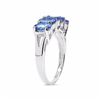 Image 3 : STERLING SILVER TANZANITE RING