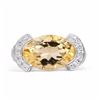 Image 3 : STERLING SILVER CITRINE RING