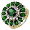 Image 1 : STERLING SILVER CHROME DIOPSIDE RING