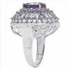 Image 3 : STERLING SILVER BRAZILIAN AMETHYST RING