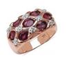 Image 1 : STERLING SILVER RHODOLITE RING